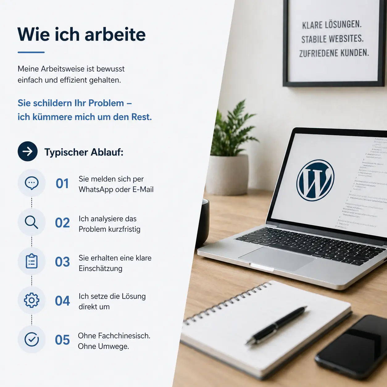 WordPress Arbeitsabläufe