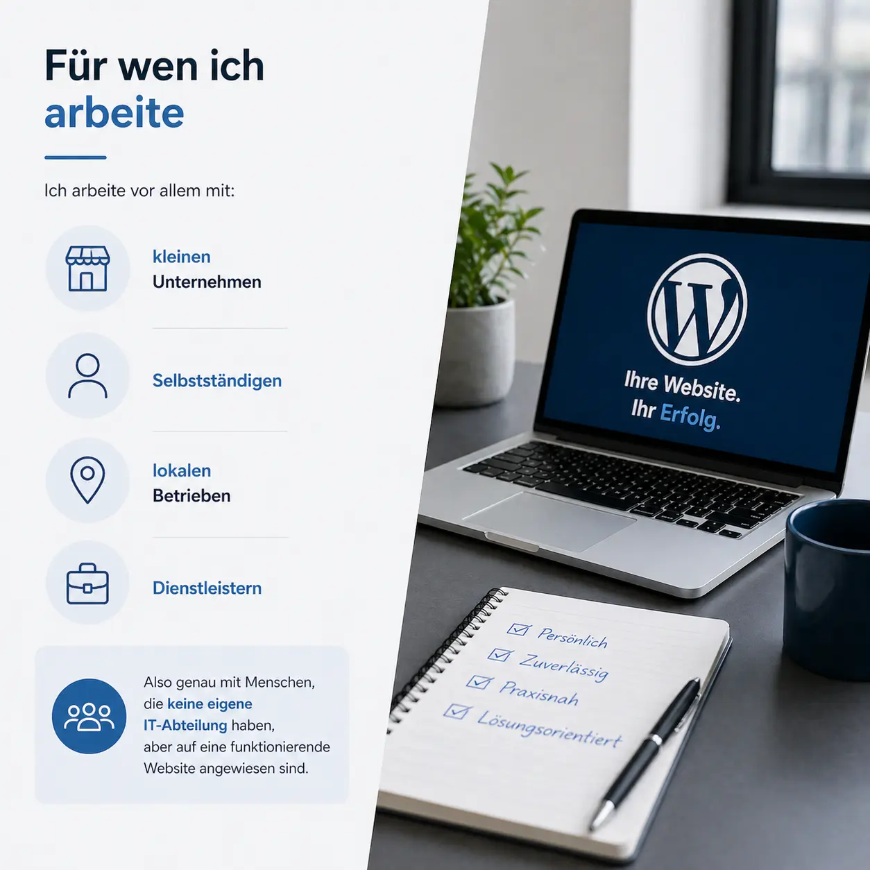 WordPress Auftraggeber